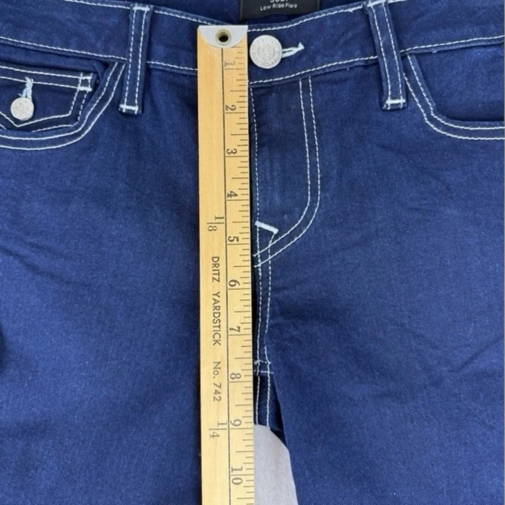 True Religion -‎ Joey Flare Flap Jeans Low Rise 28 600793 - Picture 5 of 9